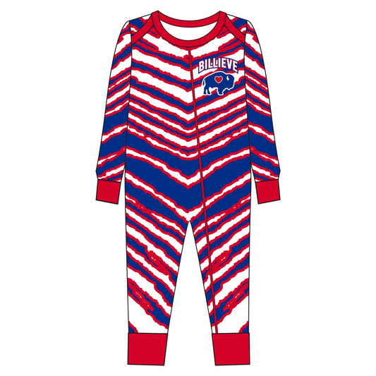 Stripes Onesie Pajama Set