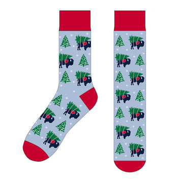 Buffalove Christmas Socks
