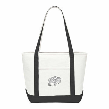 Paisley Canvas Tote