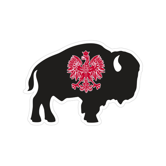 Die Cut Polish Buffalo Sticker & Magnet