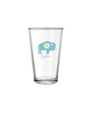 Daisy Pint Glass