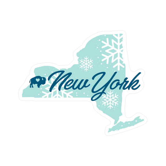 New York Winter Sticker & Magnet