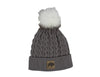 Cable Knit Pom Hat