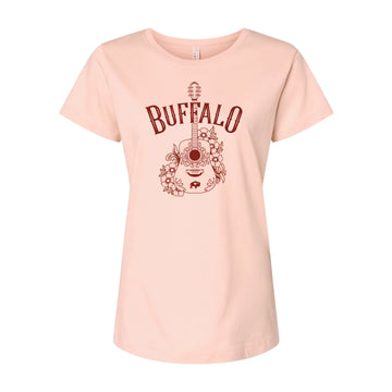 Ladies Buffalo Guitar T Shirt