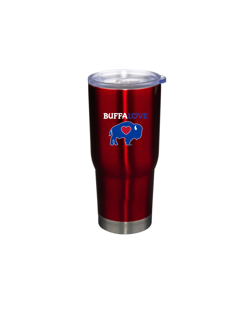 Traditional Stainless Steel Travel Mug 22 Oz  Buffalove Apparel