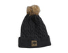Cable Knit Pom Hat
