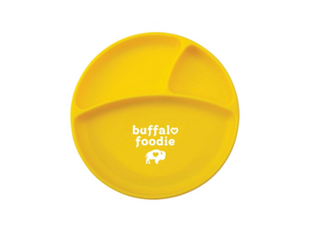 Buffalo Foodie Silicone Kids Plate