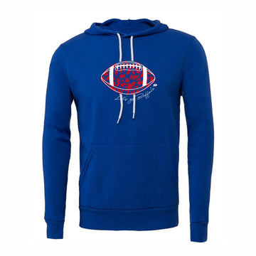 Floral Football Hoodie