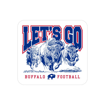 Let's GO Buffalo Sticker
