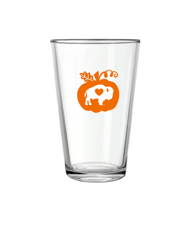 Pumpkin Pint Glass