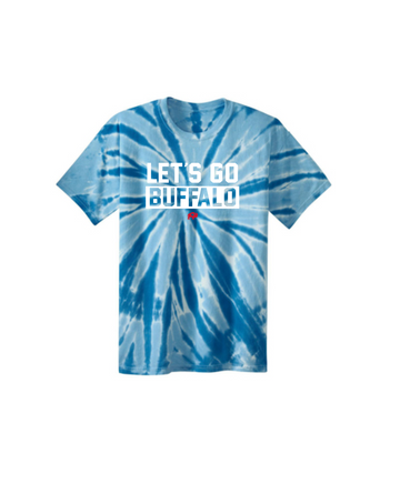 Youth Let's Go Buffalo Tie Dye T-Shirt