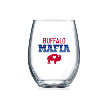 Buffalo Mafia Stemless Wine
