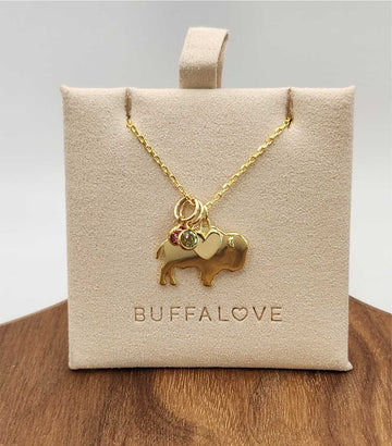 Gold Birthstone Charm (Necklace Not Included)