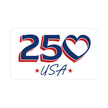 250 USA Sticker