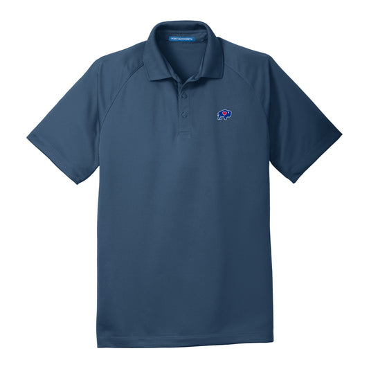 Mens Ribbed Polo
