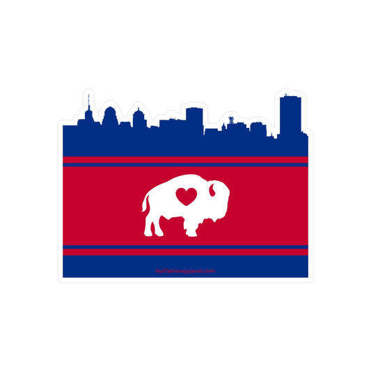 Skyline Flag Sticker