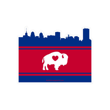 Skyline Flag Sticker