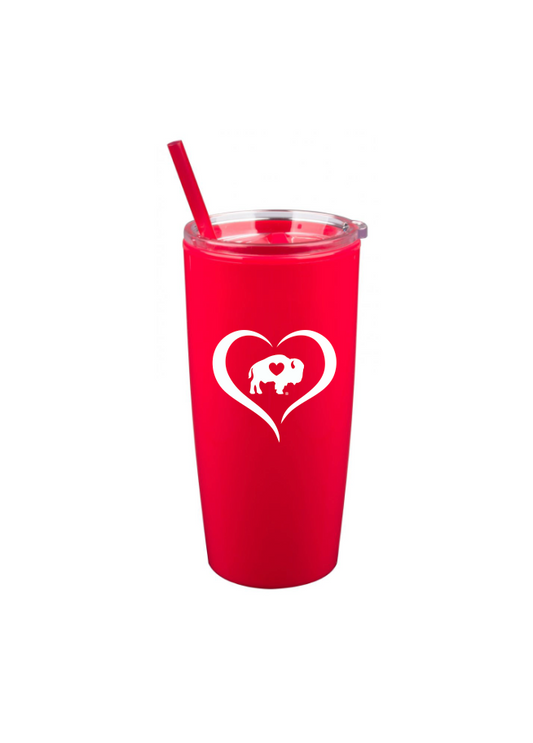 Pink Plastic Tumbler