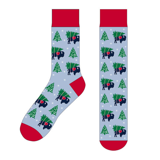 Buffalove Christmas Socks