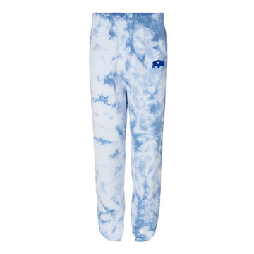Blue/White Tie Dye Jogger