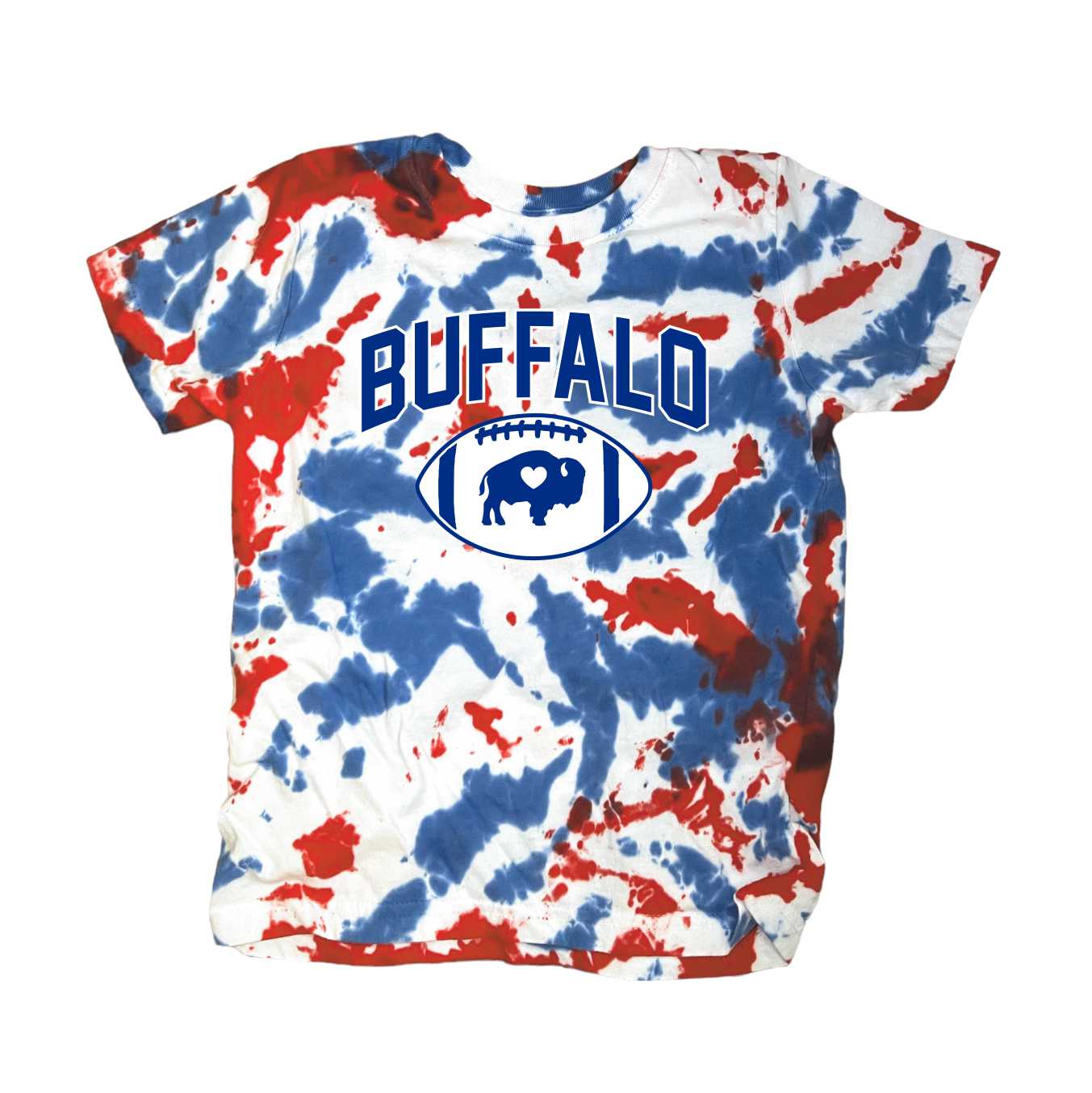 RWB Football Youth Tie Dye T-Shirt – Buffalove Apparel