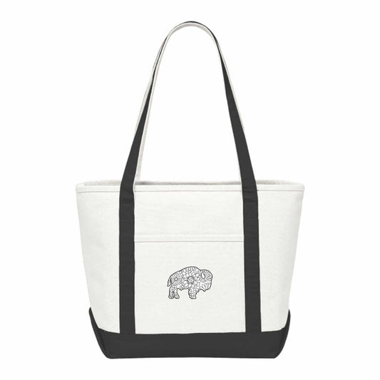 Paisley Canvas Tote
