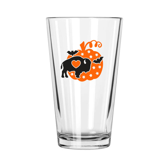 Buffalo Pumpkin Pint Glass
