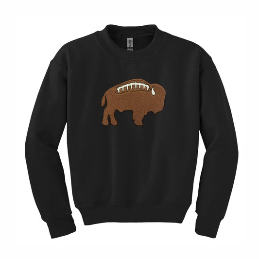 Youth Football Patch Sweatshirt