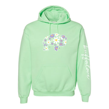 Floral Buffalo Hoodie