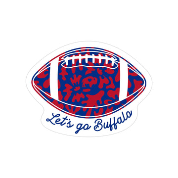 Floral Football Sticker