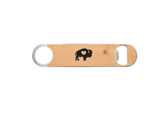 Wooden Engraved Pub Opener