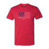 Floral Flag T Shirt