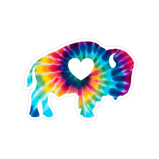 Die Cut Tie-Dye Buffalo Stickers & Magnet
