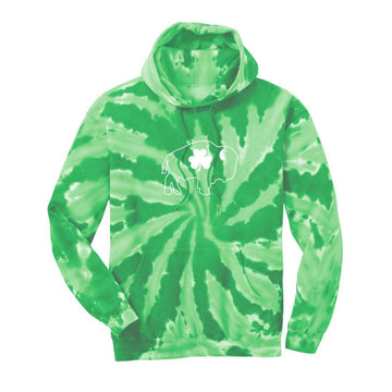 Irish Buffalo Tie Dye Hoodie