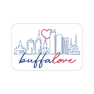Buffalove Skyline Sticker