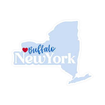 Buffalo New York State Sticker & Magnet