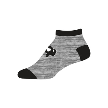 Black/Grey Ankle Socks