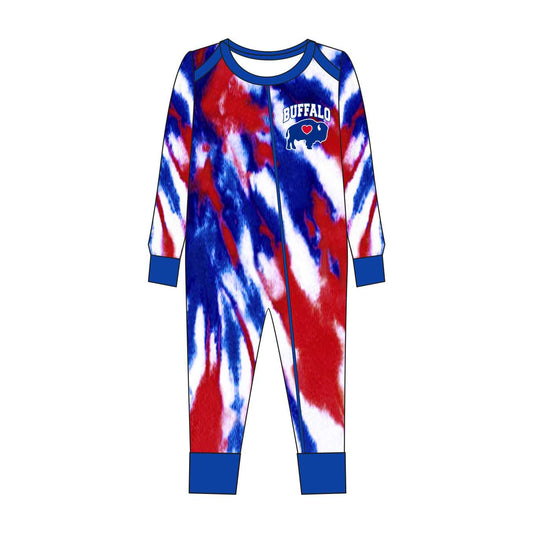 Tie Dye Onesie Pajama Set