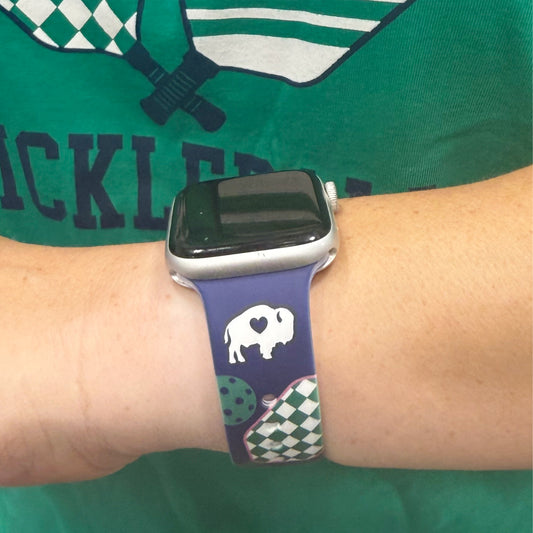 Pickleball Silicone Watchband