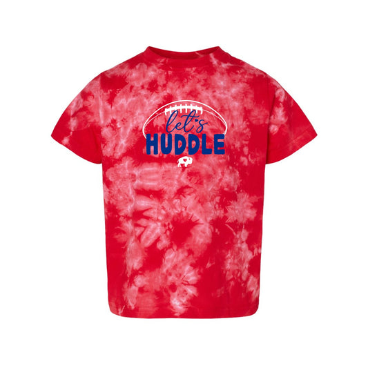 Toddler Let's Huddle Tie Dye T-Shirt
