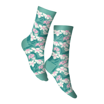 Floral Crew Sock