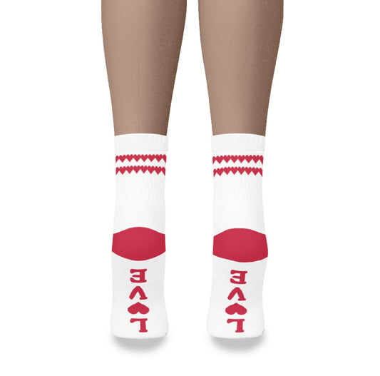 Love 1/4 Crew Sock