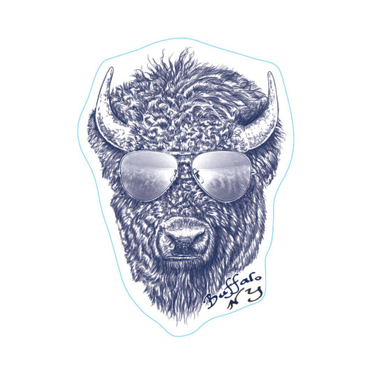Buffalo w/ Shades Sticker