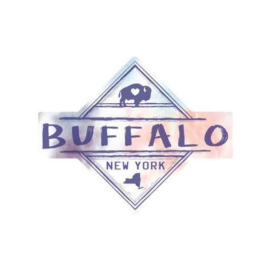 Rustic Buffalo NY Sticker