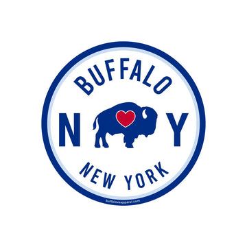 Buffalo NY with Buffalo Sticker