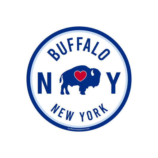 Buffalo NY with Buffalo Sticker