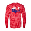 Youth Let's Go Buffalo Tie Dye Long Sleeve