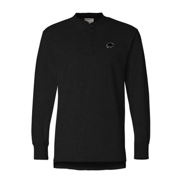 Mens Vintage Brushed Henley