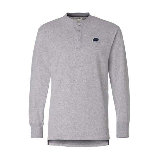 Mens Vintage Brushed Henley