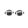 Glitter Football Studded Earrings